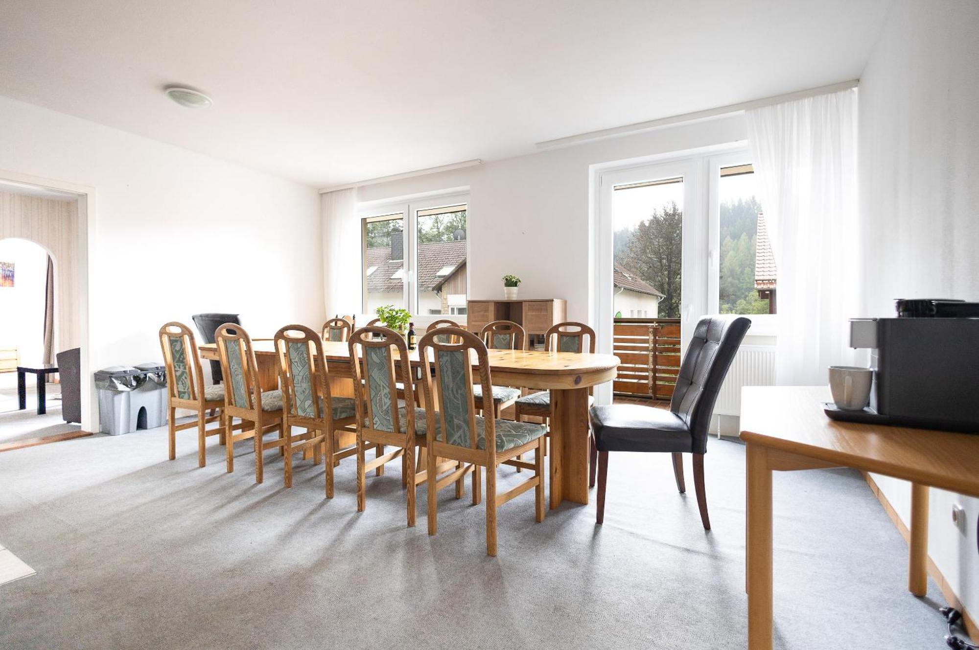 Apartmenthaus Am Waldrand- Kueche - Fruehstueck - Balkon Wildemann Eksteriør bilde