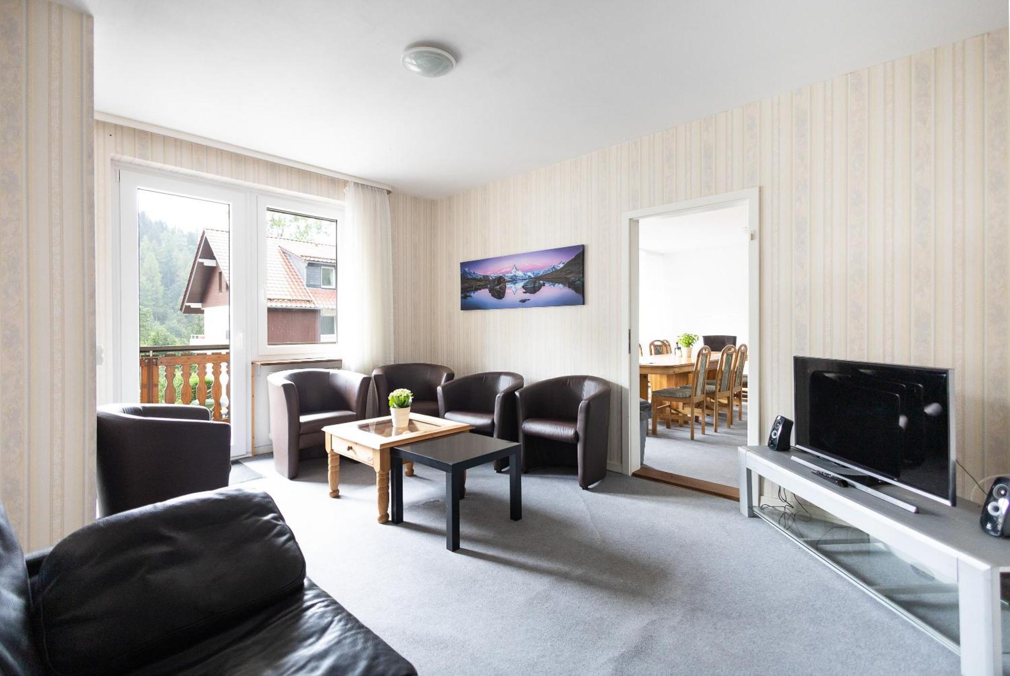 Apartmenthaus Am Waldrand- Kueche - Fruehstueck - Balkon Wildemann Eksteriør bilde