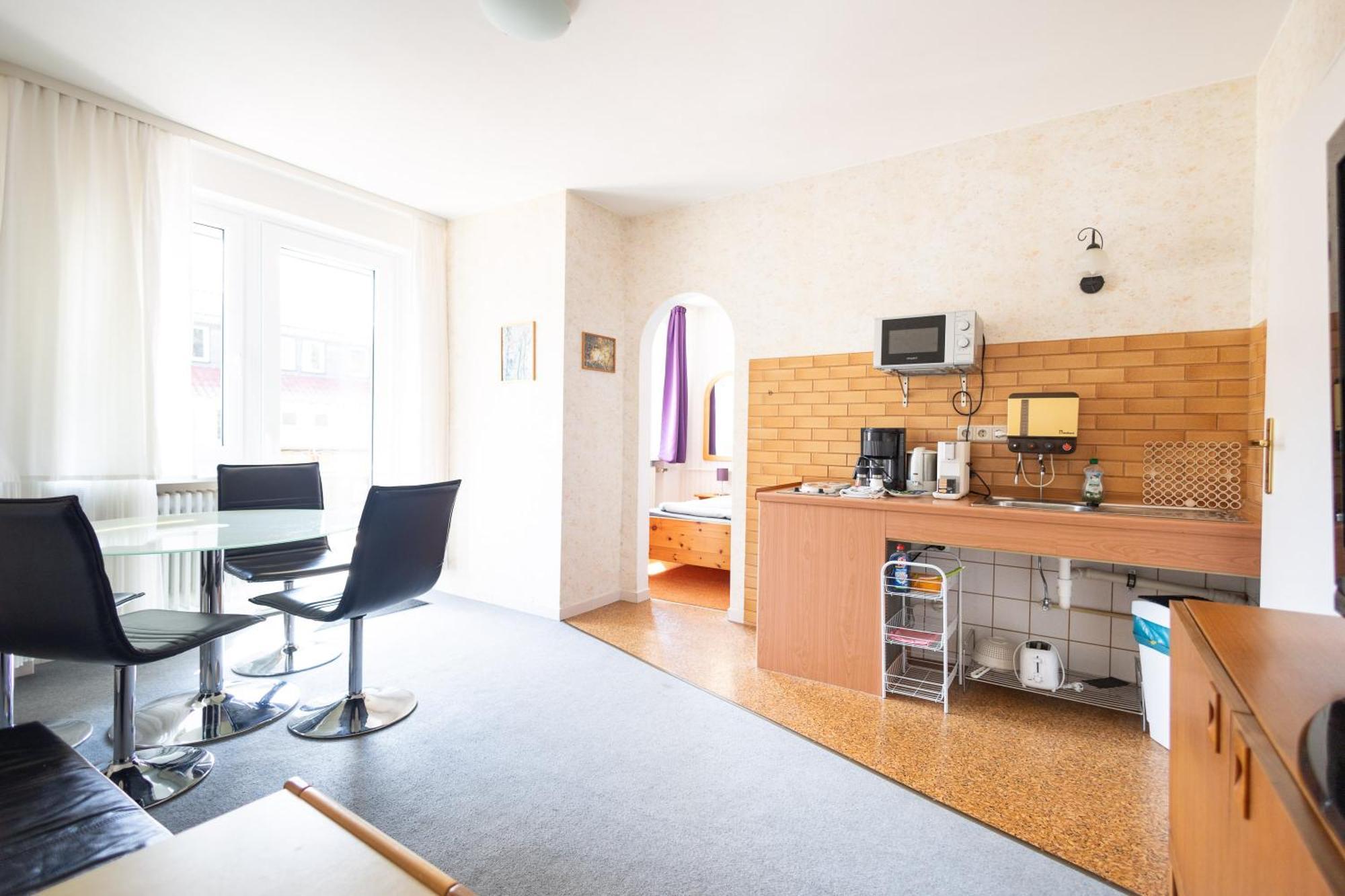 Apartmenthaus Am Waldrand- Kueche - Fruehstueck - Balkon Wildemann Eksteriør bilde